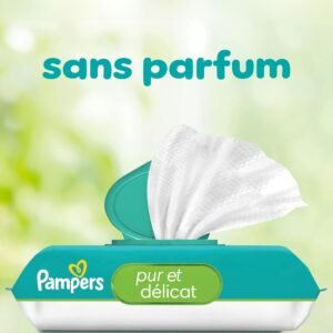 Pampers Free & Gentle 100% Plant-Based Baby Wipes, 52 Count - Fragrance Free - Image 21