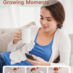 2K Arenti Baby Monitor with 2 Cameras & 5" Wireless Display, Night Vision, Audio - Image 8