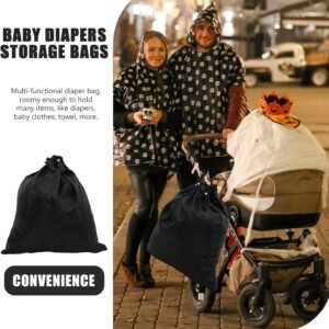 Compact Baby Diaper Bag Pouch & Storage for Travel and Laundry - Image 3