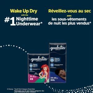 Huggies Goodnites Boys Nighttime Bedwetting Underwear S/M (43-68 lb) 44 Ct - Image 7