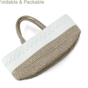 PandaEar Cotton Rope Baby Diaper Caddy Organizer - Portable Nursery Storage - Image 6