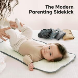 KeaBabies Portable Diaper Changing Pad - Waterproof & Easy Clean (Woods) - Image 9