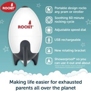 Rockit Portable Baby Rocker - USB Rechargeable & Travel-Friendly - Image 3