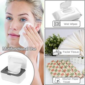3-Pack Baby Wipes Dispenser with Lids | Refillable Sealing Containers - Image 5
