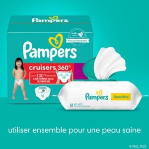 Pampers Cruisers 360° Fit Size 5 Pull-On Disposable Diapers, 128 Count - Image 18