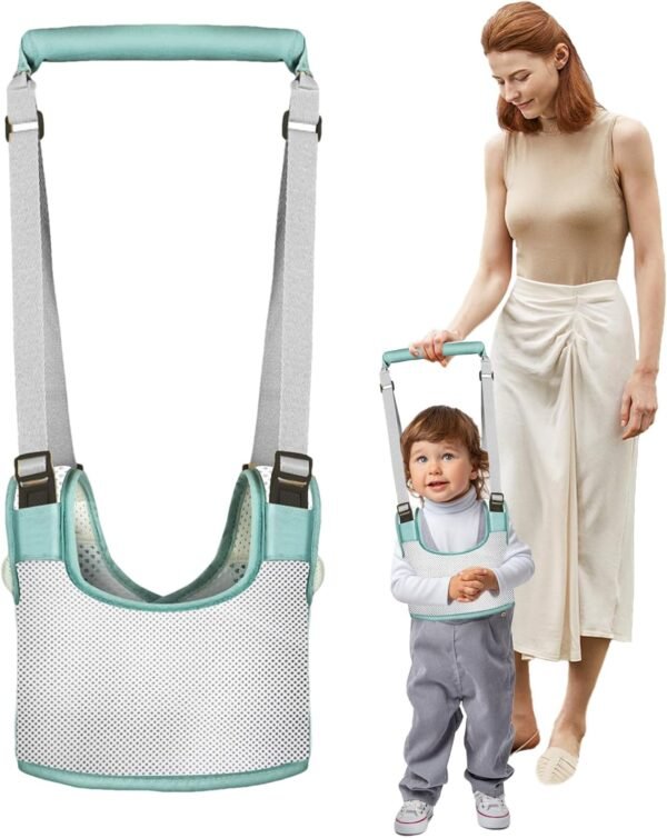 Baby Harness for Walking, Kids Walker Harness Assistant Belt, Adjustable Breathable Child Assist Trainer Tool for Indoor Practice Safety Training Outdoor Park Visits