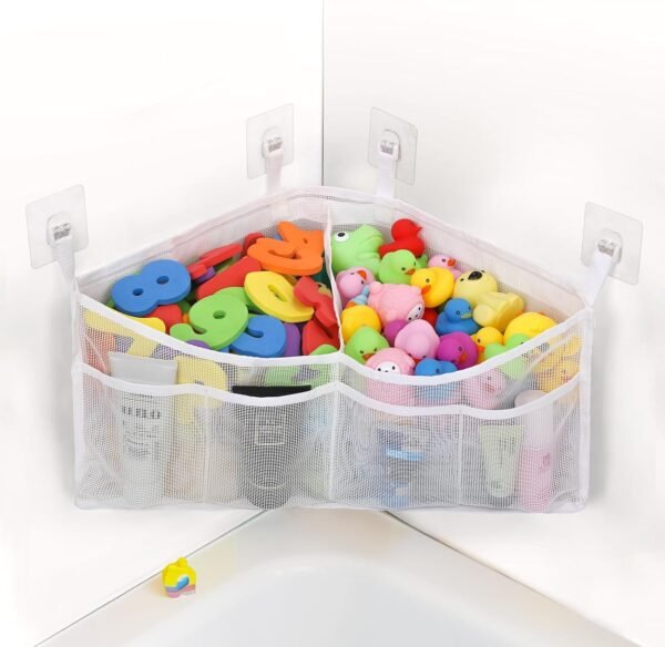 Goowin Triangle Corner Bath Toy Organizer