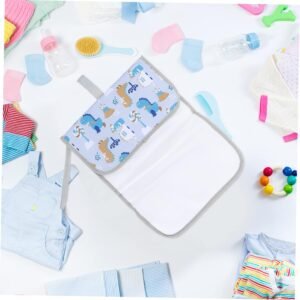 Portable Folding Diaper Changing Pad Mat – Travel-Friendly Grey Design - Image 5