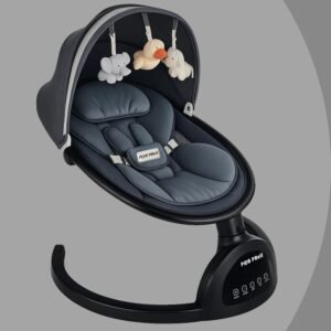 Portable Baby Swing for Infants - 3 Positions, 5 Speeds, Remote Control - Image 3