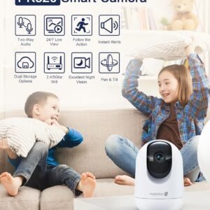 2K Indoor Security Camera with App | WiFi Pet & Baby Monitor, 24/7 HD - Image 2