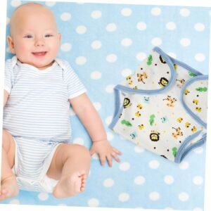 CATIEBYE 2-Pack Reusable Cotton Training Diapers - Soft, Absorbent & Breathable - Image 5
