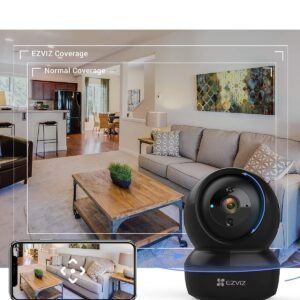 EZVIZ C6N Indoor Security Camera 1080P, Pan/Tilt, Night Vision, Alexa/Google Compatible - Image 3