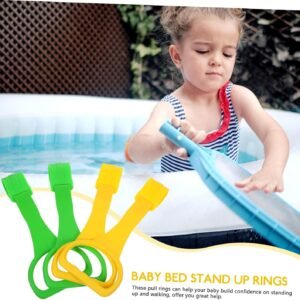 4-Pack BESPORTBLE Crib Hanging Pull Rings for Ergonomic Safety & Durability - Image 2