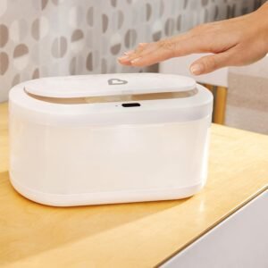 Munchkin Touch-Free Baby Wipe Warmer with Nightlight & Motion Sensor, White - Image 3