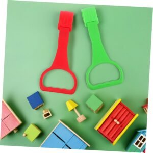 4 Pcs SWOOMEY Crib Pull Up Rings for Kids - Walking & Strength Training - Image 6