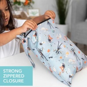 Disney Waterproof Wet Bag for Baby & Travel | Reusable for Swim, Diapers, Gym - Image 4