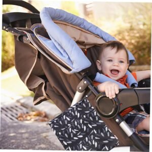 TOVINANNA Dual-Zipper Diaper Pouch Wet Dry Bag for Travel & Essentials - Image 7