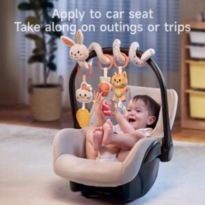 TUMAMA Spiral Car Seat Toy for Infants 0-12 Months – Rattle & Teether - Image 4