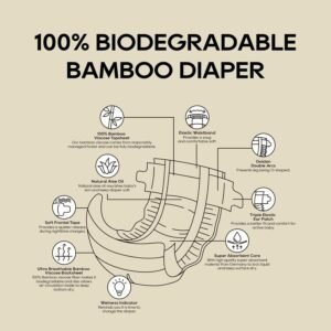 Eco Boom XL Baby Diapers - Hypoallergenic, Ultra Soft, 48 Pack - Image 6