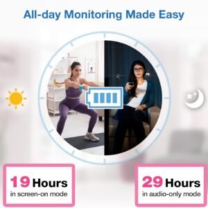 VTech VM819-2 Baby Monitor with 2 Cameras, 2.8” Screen & Night Vision - Image 6
