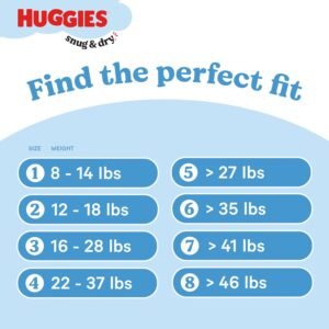 Huggies Snug & Dry Size 1 Diapers, Jumbo Pack, 44 Count - Image 6