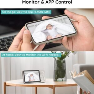 Smart WiFi Baby Monitor 1080P HD with 4.3" Display & Night Vision - Image 2