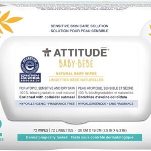Gentle Attitude Baby Wipes with Oatmeal