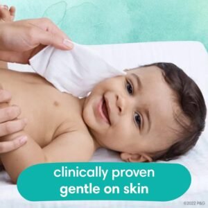 Pampers Aqua Pure Sensitive Baby Wipes, 336 Count - 6X Pop-Top Pack - Image 5