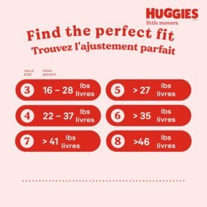 Huggies Little Movers Size 5 Diapers (27+ lbs) - 132 Count Pack - Image 2
