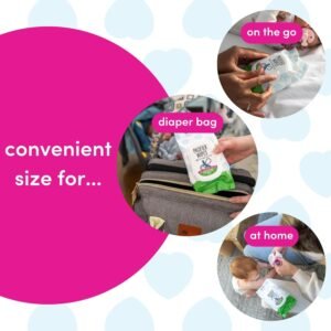 Dapple Fragrance-Free Pacifier Wipes for Babies & Toddlers, 3-Pack (40 ct) - Image 3