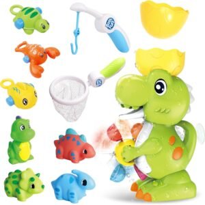 Colorful Dinosaur Bath Toys for Toddlers