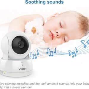 VTech VM924-2 Baby Monitor: 2 Cameras, 5" LCD, 1000ft Range, Night Vision - Image 5