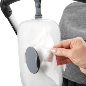 Skip Hop On-The-Go Wipes Dispenser | Portable Grey Grab & Go Case - Image 9