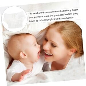 YOSADIER 5-Pack Reusable Newborn Cloth Diapers - Leak-Resistant PVC - Image 8