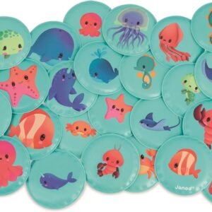 Janod Baby Animals Memory Game - Fun Bathtime Toy for 24+ Months - Image 3