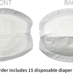 Disposable Chicken Diapers for Chickens, Ducks & Geese - Leak-proof & Unscented (15 Count) - Image 2