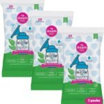 Dapple Baby Breast Pump Wipes - 75 Count (Pack of 3), Fragrance Free, Plant Based & Hypoallergenic - Removes Milk Residue, Leaves No Taste - Convenient Wipes Pouch