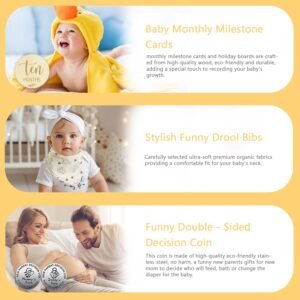 Baby Shower Gift Basket: Essentials, Wrist Rattle, Socks & Diaper Pad - Image 6