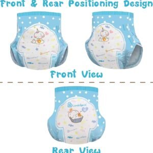 Landofgenie Adult Printed Diaper 10pcs - Puppy Bakery Design (M 28-38") - Image 2