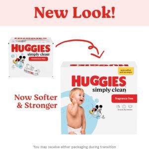 Huggies Simply Clean Unscented Baby Wipes - Hypoallergenic, 64 Count - Image 2