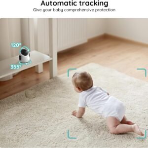 Smart WiFi Baby Monitor 1080P HD with 4.3" Display & Night Vision - Image 5