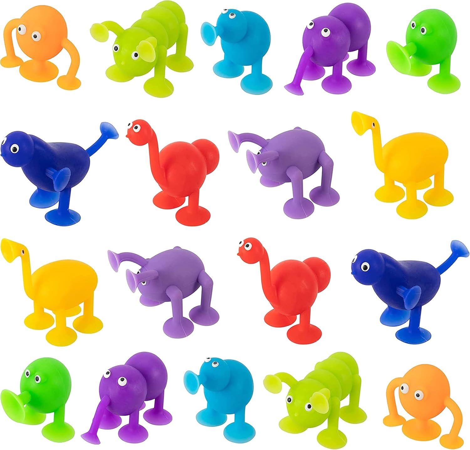 BAIVYLE 18 Pack Animal Shape Suction