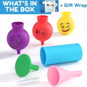 Silicone Wall Suction Bath Toy for Toddlers 2-4 - Aquatod Three Flasks - Image 6