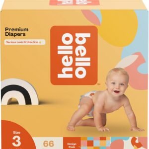 Hello Bello Size 3 Premium Hypoallergenic Diapers