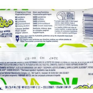Kandoo Sensitive Flushable Cleansing Wipes, Fragrance-Free, 12-Pack - Image 3