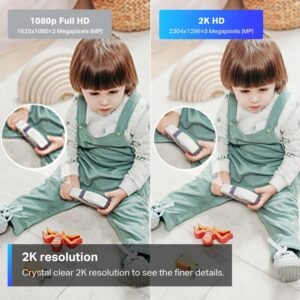 TP-Link Tapo 2K Indoor Security Camera: Baby Monitor & Pet Cam, Night Vision, Alexa & Google Home Compatible - Image 2