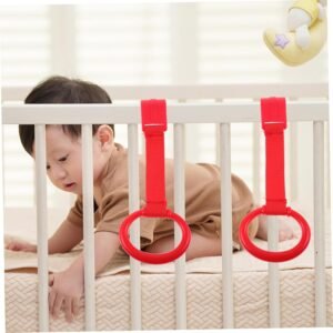 WESIEVYA 2pcs Durable Hand Pull Rings for Newborn Walking Assistance - Image 8