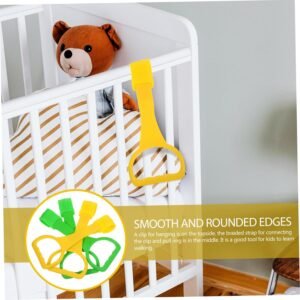 Durable 4pc Bed Pull Rings - Lightweight Stand-Up Assist for Kids - Image 9