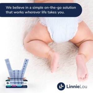 250 Pack LinnieLou Disposable Diaper Sacks - Portable & Convenient, Blue - Image 4