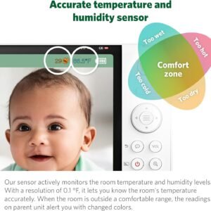 LeapFrog LF915HD Video Baby Monitor - 5" HD 720p, Pan & Tilt, Night Vision - Image 8